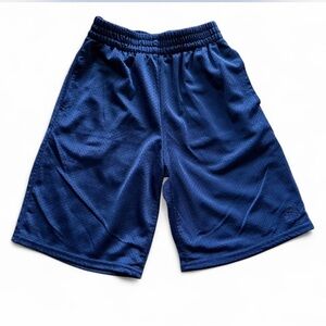 STARTER Boys Navy Blue Mesh Athletic Shorts Size S (6-7)
